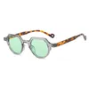 Sonnenbrille Mode Kleine Oval Für Frauen Unregelmäßige Quadratische Vintage Punk Nieten Candy Farbe Weibliche Brillen Männer Sonnenbrille UV400
