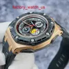 AP Fancy Watch Highend Watch Royal Oak Offshore Series 26290Ro Forged Carbon Ring 18K Rose Gold Material Timing Automatisk mekanisk mens Watch 44mm