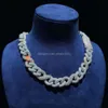 Custom Cuban Link Chain Necklace for Men Fine Jewelry Hot Style Iced Out Hiphop Chunky Miami Rattan Weave Moissanite Cuban Chain