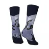 Chaussettes pour hommes heureux drôle Compression t-shirt voleur-Sly rétro Harajuku Hip Hop nouveauté décontracté équipage fou chaussette cadeau imprimé