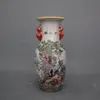 Jingdezhen Antique Ceramics Qianlong Pastell Vase 18 Crane Home Decoration Cabinet Antika Display Pieces Vase Ceramic Festival Dec269V