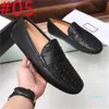 Sapatos casuais Luxurys Designer Shoes Drivers Chaussures Couro Loafer Mens Dress