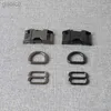 Riemen 1Set Sterke Hardware Slider D Ring Release Riem Gesp Kat Hond Kraag Harnas Paracord Naaien ldd240313