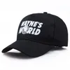 Whole Black Waynes World Baseball czapki unisex hip hop kapelusz sunhat Wayne's World Hat Costume haftowane czapki siatki ciężarówki 316L