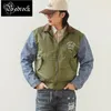 MBBCAR JACKE Men Green Lapel Short Pilot Jacket Militär Twill Nylon Imitation Jeans Artificial Leather Bomber Jacket 240309