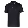 Estate Uomo Abbigliamento da golf Magliette a maniche corte Bianco/nero Colori Moda casual Abbigliamento da golf Tempo libero Sport all'aria aperta Polo