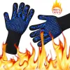 Перчатки барбекю Gloves Высокая температурная печь MITTS 500 800 градусов Огненная теплоизоляция барбекю.