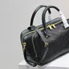 New Style designer travel luggage bag fashion luxury genuine leather mirror quality medium duffle bag for women men hiking handbag