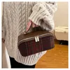 أزياء Women Women Evening Facs Large Open Organ Organ Pillow Tweed Makeup Organizer Women Women Women Bag Bag Bag Bag Bag Bage