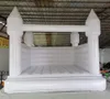 wholesale PVC Bouncy Castle Inflatable Wedding Jumper White Bounce House Bridal Wedding jumping Bouncer with blower