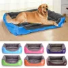 S-3XL كبير الكلب Cat Cat Bed 8Colors دافئ دافئ الكلب البيت ناعم الصوف العش الكلب سلال المنزل