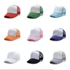 Autres fournitures de fête festives Sublimation Trucker Hat Baseball Cap Supply Blank Transfert de chaleur personnalisé avec logo impression camionneurs CA Dhsjl