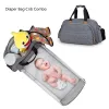 Gravestones Convertible Baby Diaper Bag Baby Bed Diaper Changing Table Pads for Outdoor Get Organized with Multipurpose Travel Baby Bag