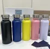 Tasse Thermos couleur bonbon, Style Harajuku, petit, mignon, créatif, artistique, étudiant, frais, Portable, 500ml, vente en gros