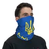 Szaliki ukraina ukraińska flaga narodowa bandana gaiter drukowana maska ​​szalik wielofunkcyjny Balaklava biega dla mężczyzn Women Washable