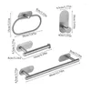 Bath Accessory Set Bathroom Hardware Stainless Steel Towel Rack Storage Toilet Paper Holder Robe Hook