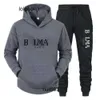 T3LN balmanly ballmainly ballman Спортивная одежда balmin balmani love mens Спортивные костюмы спортивный костюм дизайнерский такой же костюм с капюшоном чистая одежда Толстовка хлопок fas 7FCY