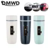 Lasapparatuur VehicleMounted Electric Kettle RAPID VÄRME VATTEN KOIL CUP 12V CAR 24V TRUCK Termostatisk temperaturjusterbar Thermos Cup