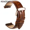 Genuine Leather Watchband 18mm 20mm 22mm Black Brown Red Cowhide Watch Band Quick Release Strap Watch Accessories 240313