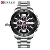 Sports Watch Men CURREN fashion quartz watch stainless steel leisure business watch mens watch Relojes watch