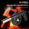 Blowers Manual BBQ Fan Barbecue Fan Portable Cooking Fan For Outdoor BBQ Picnic Air Blower Cooking Stove Tool Picnic Fire Making Tools