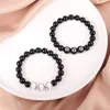 Bangle Gym Bracelet Men's Basketball Volleyball Natural Stone Beads Love Gift For Boyfriend