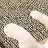 Scratchers kedi çizme tahtası mat giyimli sıyırıcı kedi oyuncakları kedi çizicisi tahta evcil hayvan öğütme tırnak kazıyıcı ev mobilya koruyucusu