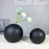 Wazony nordycki sferyczny wazon ceramiczne ozdoby domowe białe kreatywne kwiaty dekoracje do dekoracji biuro salonu wystrój sypialni