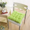 Pillow Solid Color Square Chair Comfortable Office Seat Pad Sofa Car Bedroom Soft Floor Mat Living Room Decoration