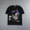 Darcspor Batman Camiseta Estampada Lobo Cabeça Americana Masculina Feminina Esportiva Casual Solta e Respirável Tendência