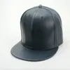 2017 New Leather Blank No brand snapback caps baseball Hats305x