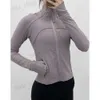 Lu Hoodie Yoga Define Jacket Crop Scuba Hoodies Funnel Neck Top Sports Full Zip Gym Clothes Casual Running Stretch Waist Tight Fitness Summer Jogging Coat 948