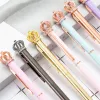 Toptan Moda Metal Taç Beyan Penci İlginç Ballpoint Pens Okul Kırtasiye Okul Ofis Malzemeleri ZZ