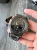 Orologio sportivo da uomo nero argento digitale al quarzo 2100 orologio mondiale con funzione completa impermeabile LED con alzata automatica della mano serie GM Oak