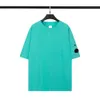 CP Men's T Shirts Summer New Men t-shirt Solid avslappnad lös o hals cp bomull kort ärm en lins t skjortor ungdomar student par toppkvalitet tee mens skjorta r5ys