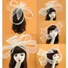 Hoofddeksels Unieke Fascinators Hoed Mooie Hoofddeksels Mooie Elegante Strik Haarclip Opvallend