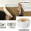 Wall Trim Line Skirting Border 3D Pattern Sticker Decor Self Adhesive Waterproof Strip for Home D612471