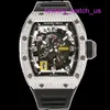 Spannend horloge RM Watch Hot Watch RM030-serie RM030 18k platina origineel diamant 50 * 42,7 mm