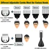 11in1 Multi Hair Trimmer Men Beardbody Grooming Kits Electric Hair Clipper Nose Ear Trimer Laddningsbar 110V-220V 240306