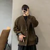 Men's Sweaters Autumn Luxury Knitted Solid Color Buttons Cardigan Sweater Long Sleeve Casual Streetwear Loose Stylish Leisure Coat