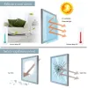 Films Privacy Glass Window Film Bamboo Leaf Pattern NonGlue Static Clings Glass Door Sticker Sun Blocking Frosted Window Film