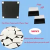 12'' 12'' 1'' inches Wedge Acoustic Foam with Adhesive Tape 8 PCS Soundproof Panels266F