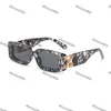 Mode Luxe Offs Blanc Cadres Lunettes De Soleil Style Carré Marque Lunettes De Soleil Flèche x Cadre Lunettes Tendance Lunettes De Soleil Lumineux Sport Voyage Sunglasse Jmo6oeriu5uozqew