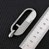 Camping Hunting Knives Titanium Knife Alloy Keychain Portable Scissor Buckle Express Cutter Outdoor EDC Multitool Keychain Pendant 240315