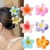 Fashion Plumeria Flower Claw Klip dla kobiet dziewczyn