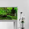 Équipement Compteur de bulles de CO2 pour aquarium avec électrovanne Dispositif de mesure du dioxyde de carbone sans retour Système de contrôle de la réaction du CO2