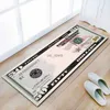 Tapetes moeda dinheiro tapete 100 dólar bill pintura tapete de veludo para a sala estar decoração casa quarto cozinha banho tapis