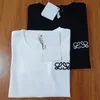 T-shirt in puro cotone ricamata con lettera Ins per uomo e donna, girocollo, maniche corte, maglietta per bambini, coppia, famiglia