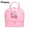 Stage Wear Girls Ballet Dance Bag Girls' Princess Storage Independent Shoe Warehouse Gymnastics Yoga Durable Handbag Schoolbag Backpack