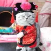Vêtements de Cosplay de princesse chinoise amusants, Costume d'halloween pour chats, Costume de noël, vêtements pour chats, tenue pour animaux de compagnie, 261D